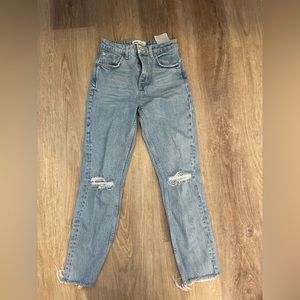 Zara Skinny Ripped Jeans